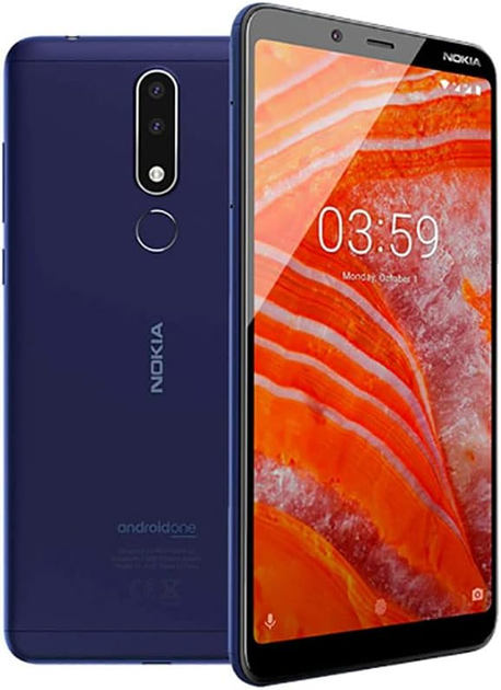 Smartfon Nokia 3.1 Plus TA-1104 DualSim 3/32GB Blue (11ROOL01A05) - obraz 1