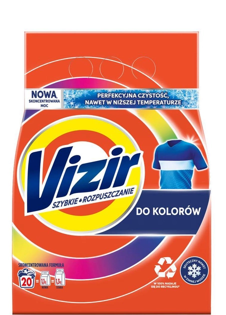 Пральний порошок Vizir Color 1.1 кг (8006540971109) - зображення 1