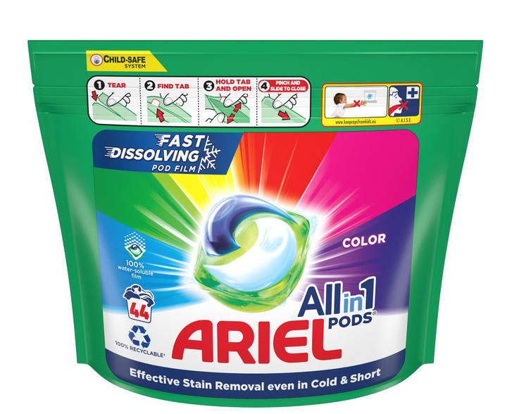 Капсули для прання Ariel Color 44 шт (8001090337054) - зображення 1