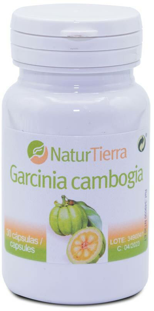 Suplement diety do utraty wagi Naturtierra Garcinia Cambogia 30 kapsułek (8412016362935) - obraz 1