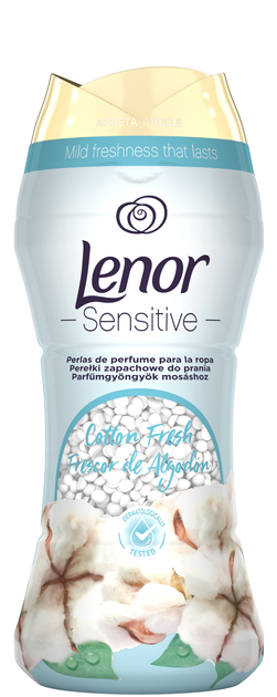 Намистини для прання з ароматизатором Lenor Cotton Fresh Perełki 210 г (8001090870216) - зображення 1