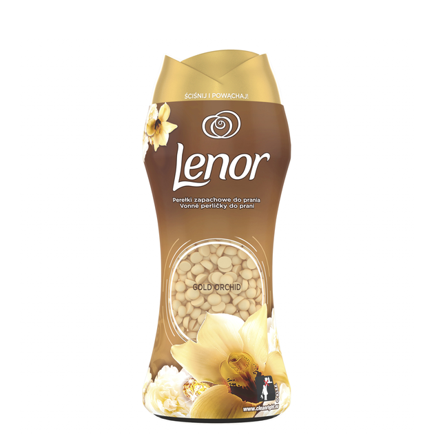 Намистини для прання з ароматизатором Lenor Gold Orchid 210 г (8001841182285) - зображення 1