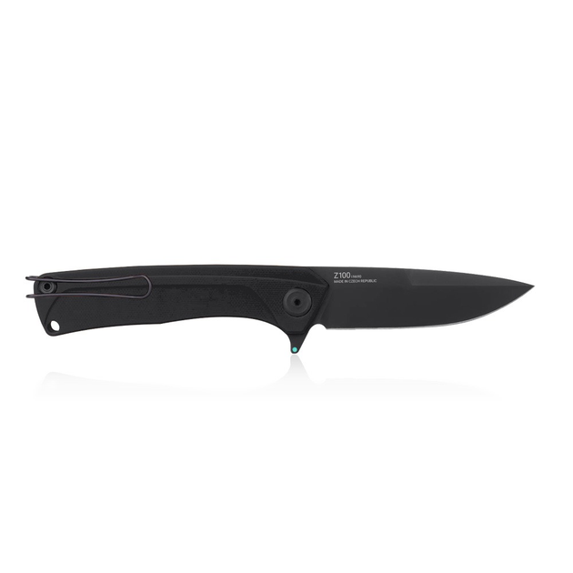 Ніж складний ANV Knives Z100 (DLC Liner lock G10 Plain edge) Black (ANVZ100-021) - изображение 2