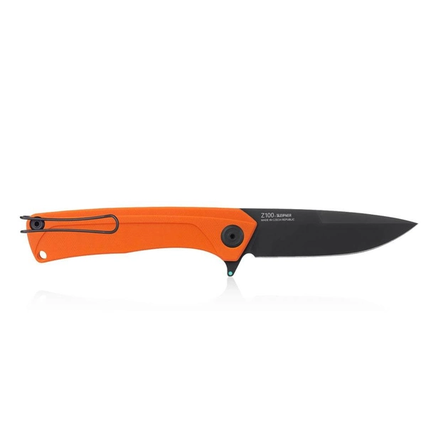 Ніж складний ANV Knives Z100 (DLC Liner lock G10 Plain edge) Orange (ANVZ100-035) - зображення 2