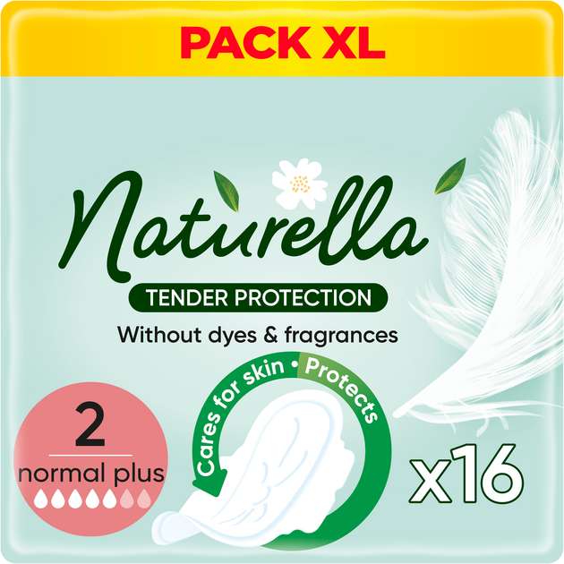 Гігієнічні прокладки Naturella Ultra Tender Protection Normal Plus 16 шт (8700216045414) - зображення 1