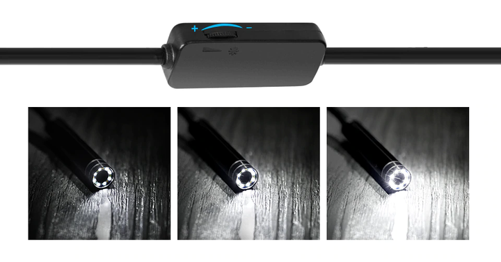 Беспроводной Wi-Fi эндоскоп KERUI для телефона ПК 2m Black - изображение 9
