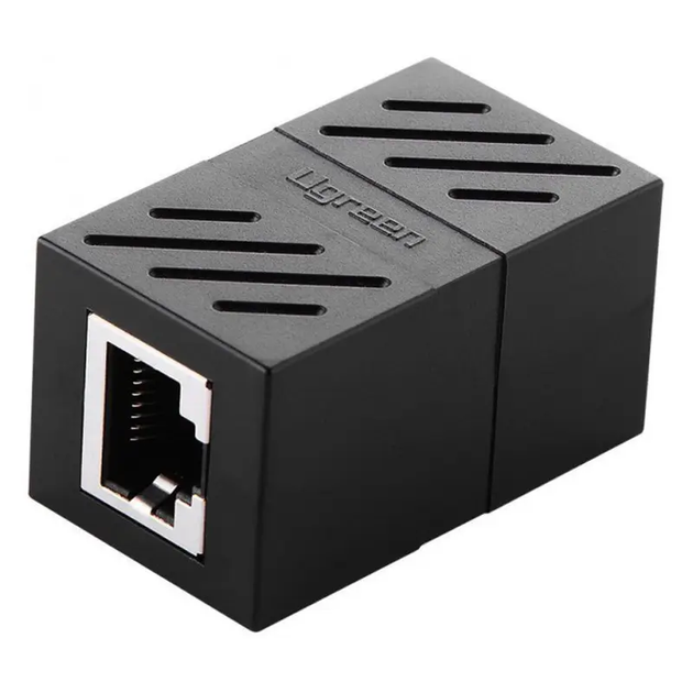 Соединитель витой пары RJ45 Ugreen NW114 Черный (20390) - Фото 1 Соединитель витой пары RJ45 Ugreen NW114 Черный (20390) - изображение 1