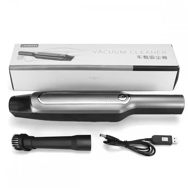 Автомобильный аккумуляторный пылесос CAR VACUM 888 + Charge Серый (НФ-00008166) - изображение 11