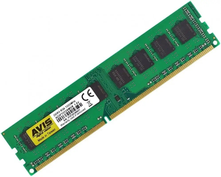 Оперативная память DDR3-1333 8Gb для AMD систем PC3-10600 (8192MB) AVIS ...
