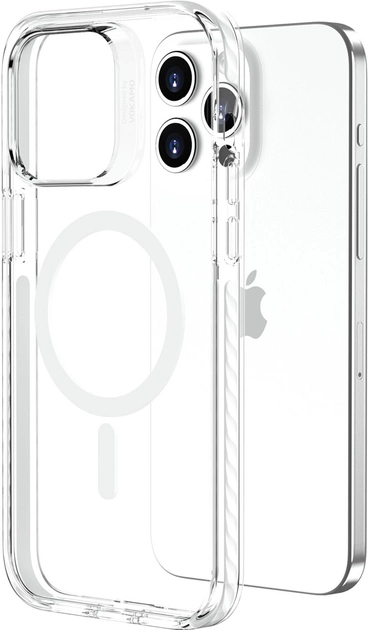 Акція на Панель Vokamo Smult MagSafe для Apple iPhone 15 Pro Max White від Rozetka