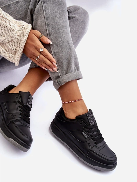 Tenisówki damskie na platformie Big Star MM274353 41 Czarne (5900714686000) - obraz 6