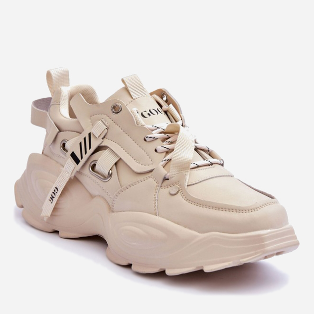 Sneakersy damskie GOE MM2N4015 37 Beżowe (5905677886528) - obraz 4