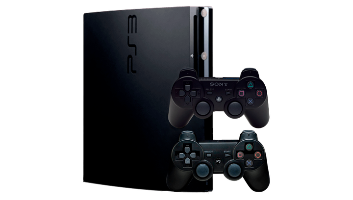 Набор Консоль Sony PlayStation 3 Slim 320GB Black Б/У + Геймпад Беспроводной DualShock 3 - изображение 2