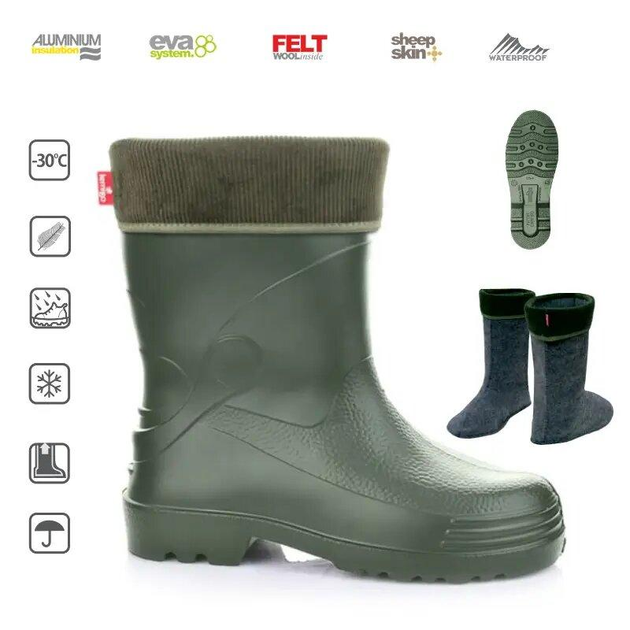 Резиновые сапоги из пены EVA мужские -30 Lemigo Wader 893 р. 45 зеленые ...