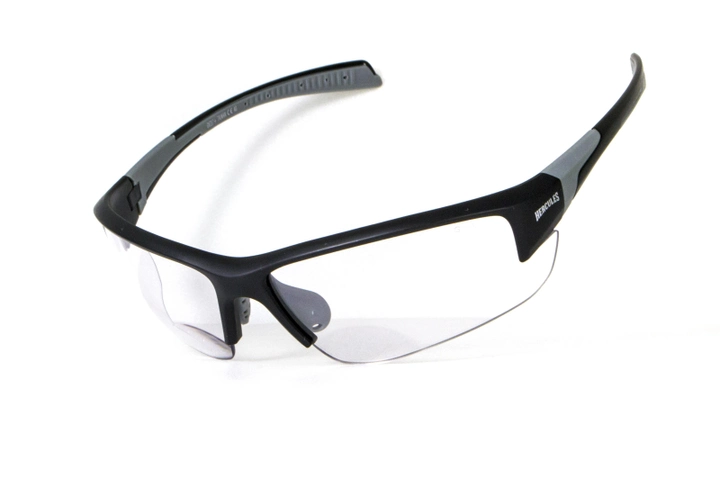 Бифокальные фотохромные защитные очки Global Vision Hercules-7 Photo. Bif. (+2.5) (clear) прозрачные - изображение 2