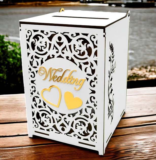 Коробка для денег на свадьбу своими руками: мастер-класс