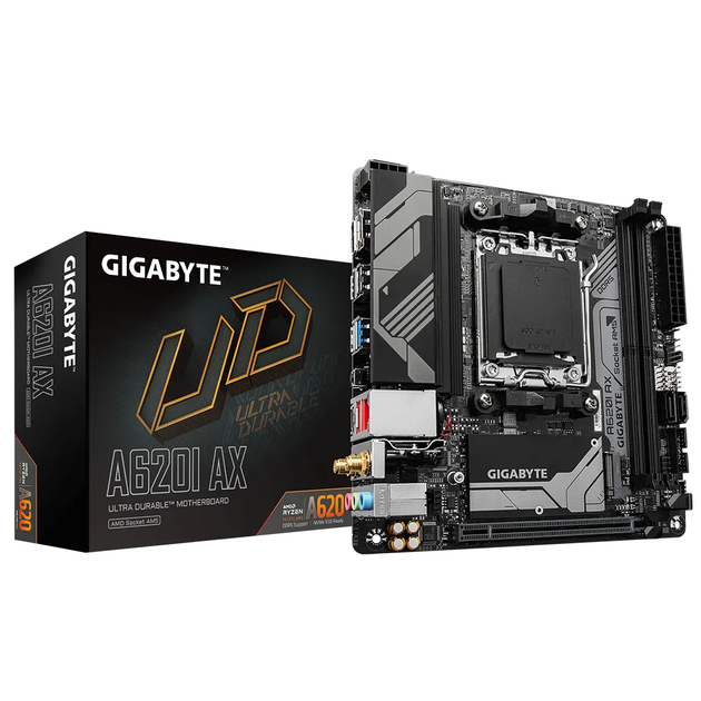 Материнская плата Gigabyte A620I AX Socket AM5/AMD/mini-ITX/1хHDMI/1хDisplayPort - изображение 4