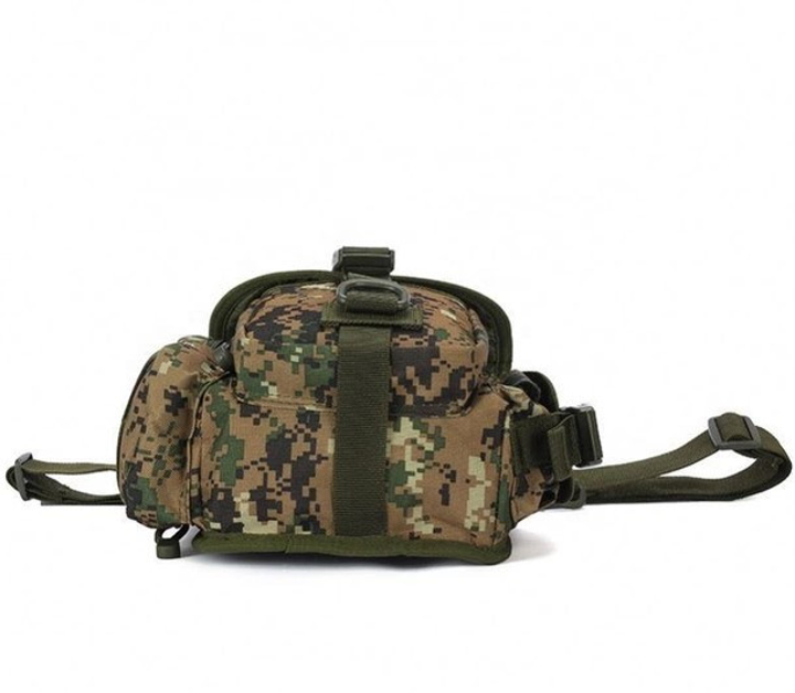 Тактическая сумка на бедро, на ногу, мужская, армейская Темный пиксель D3-0005-B2 - изображение 2