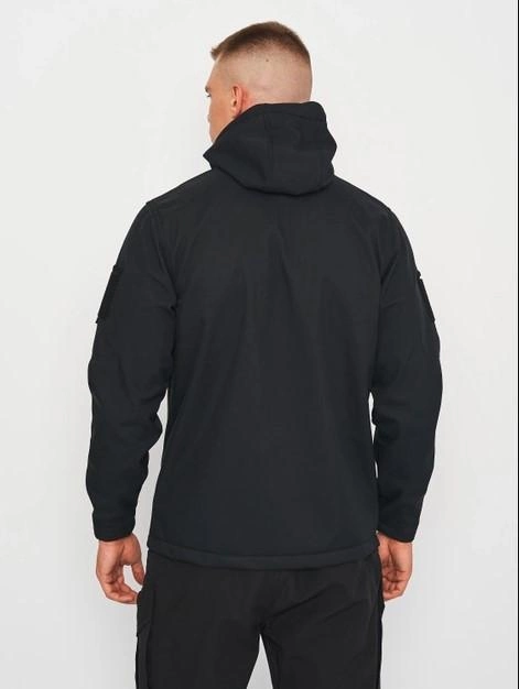 Тактическая куртка Kodor Soft Shell КCS 7222 Черный 2ХL - изображение 2