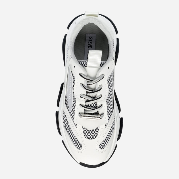 Sneakersy damskie na wysokiej platformie Steve Madden Possession Sneaker SM11001910-04D 40 25.4 cm Białe (8720236747082) - obraz 6