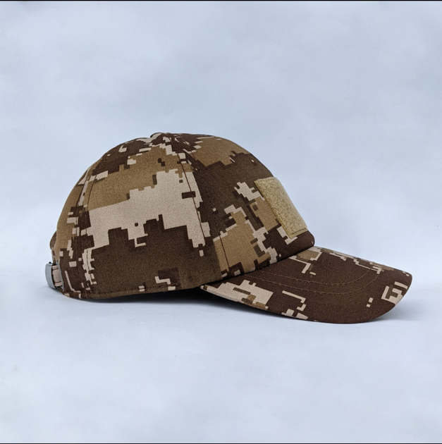 Військова кепка все бейсболка з лепучкою на лобі коричнева 59 - зображення 2