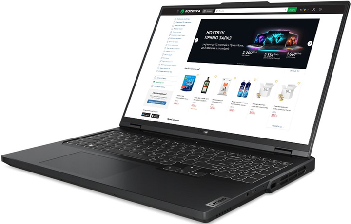Ноутбук Lenovo Legion Pro 5 16IRX8 (82WK00D3PB) Onyx Grey - зображення 4