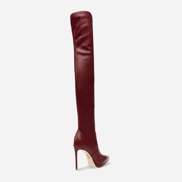 Жіночі ботфорти Steve Madden Keandra Boot SM11002678-CRA 38 23.8 см Бордові (8720857159936) - зображення 3