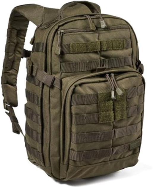 Рюкзак тактический 5.11 Tactical Rush12 2.0 Backpack [186] Ranger Green (56561-186) (2000980515141) - изображение 1