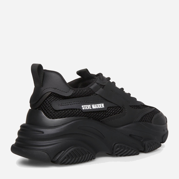 Жіночі снікери Steve Madden Possession-E Sneaker SM19000033-001 40 25.4 см Чорні (8720857173925) - зображення 3