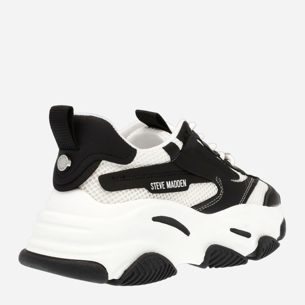Sneakersy damskie na wysokiej platformie Steve Madden SM19000033-034 36 22.2 cm Czarny/Biały (8720857126440) - obraz 3