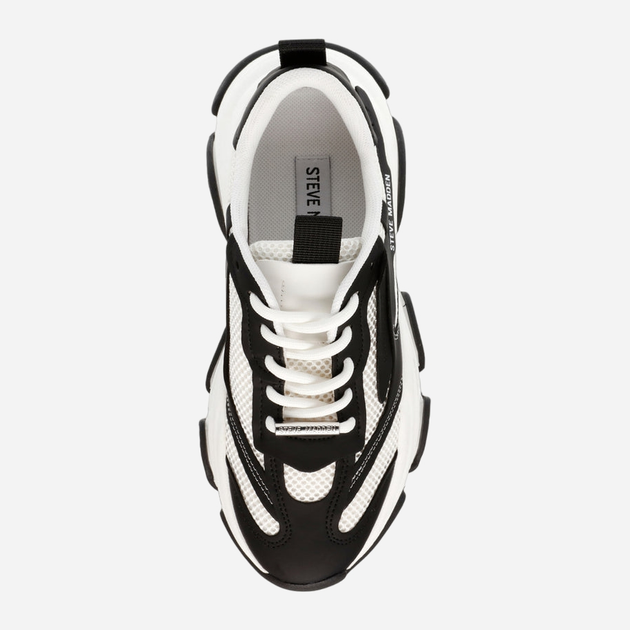 Sneakersy damskie na wysokiej platformie Steve Madden SM19000033-034 37 23 cm Czarny/Biały (8720857126457) - obraz 6