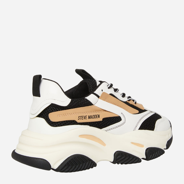 Жіночі снікери Steve Madden Possession-E Sneaker SM19000033-054 40 25.4 см Чорний/Бежевий (8720857125450) - зображення 3