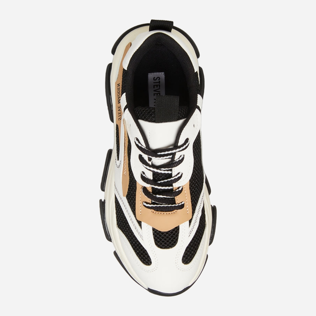 Жіночі снікери Steve Madden Possession-E Sneaker SM19000033-054 40 25.4 см Чорний/Бежевий (8720857125450) - зображення 6