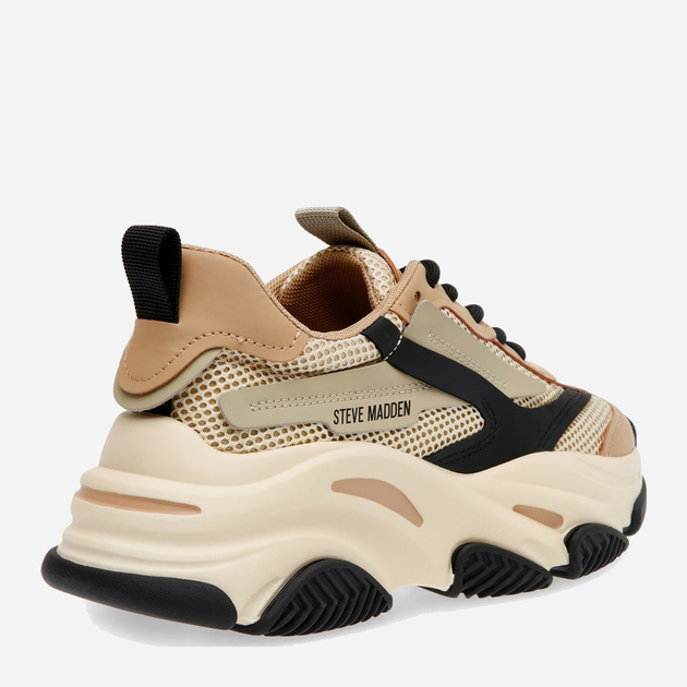 Sneakersy damskie na wysokiej platformie Steve Madden SM19000033-338 40 25.4 cm Khaki/Czarny (8720857248722) - obraz 3
