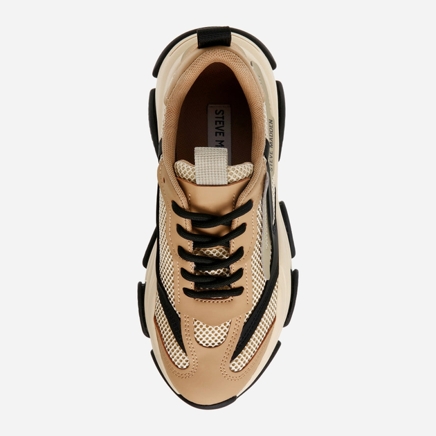 Sneakersy damskie na wysokiej platformie Steve Madden SM19000033-338 40 25.4 cm Khaki/Czarny (8720857248722) - obraz 6
