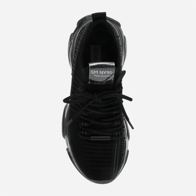 Жіночі снікери Steve Madden Maxilla-R Sneaker SM11001603-J-B 37 23 см Чорні (8720236795731) - зображення 4