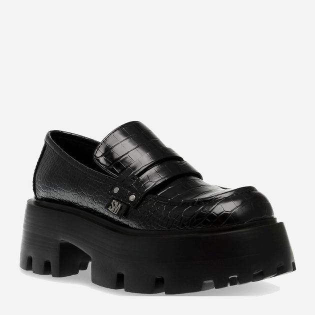 Жіночі лофери Steve Madden Madlove-SM Loafer SM11002636-066 39 24.6 см Чорні (8720857132397) - зображення 2