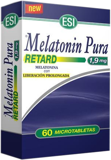 Suplement diety Esi Melatonin Retard Pura 1.9 mg 60 tabletek (8008843128426) - obraz 1