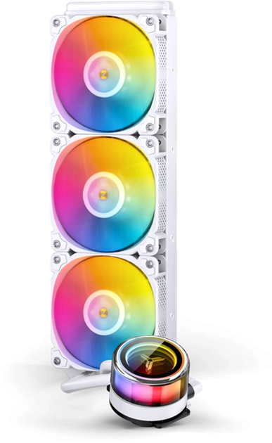 Система жидкостного охлаждения Jonsbo TW7-360 ARGB White - изображение 5