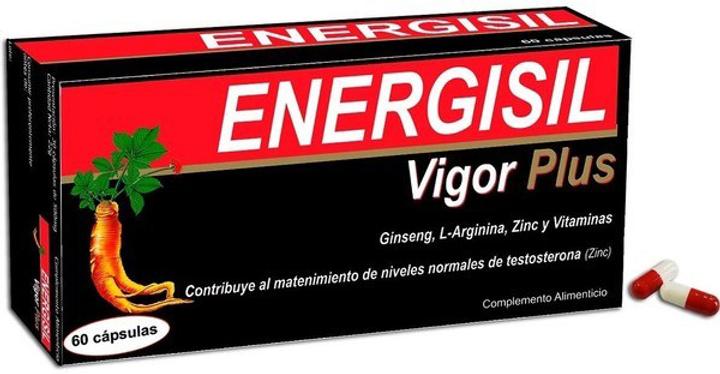 Suplement diety Energisil Vigor Plus 60 kapsułek (8436017722352) - obraz 1