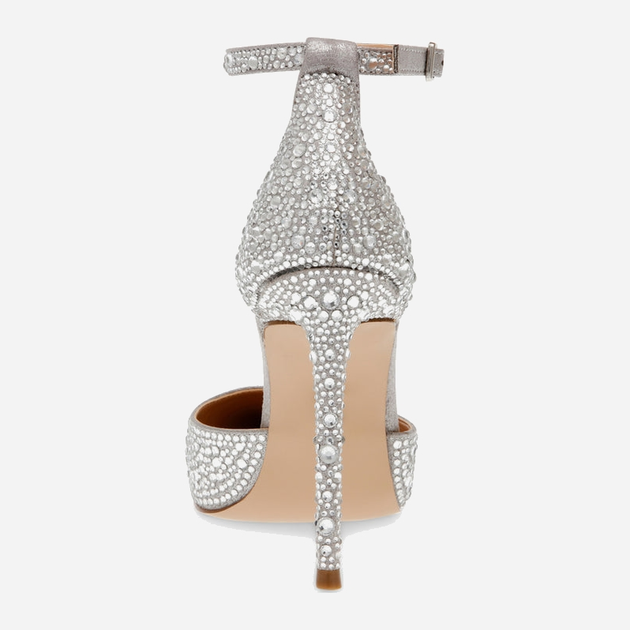 Sandały damskie z kryształkami Steve Madden Ravaged-S Sandal SM11002565-751 40 25.4 cm Srebrne (8720857094824) - obraz 5