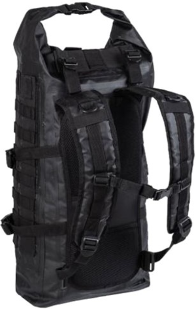 Рюкзак згортка Sturm Mil-Tec Tactical Backpack Seals Dry-Bag Black [019] Black (14046502) (2000980504930) - зображення 2