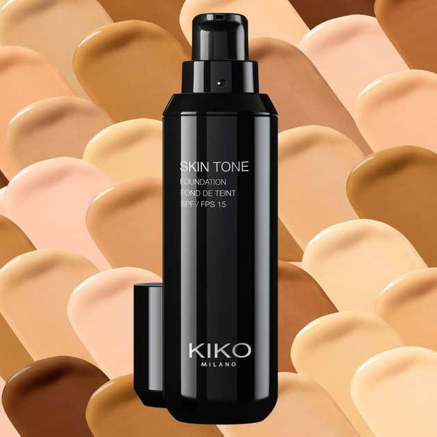 Podkład Kiko Milano Skin Tone SPF 15 Neutral 100 rozświetlający 30 ml (8025272624497) - obraz 3