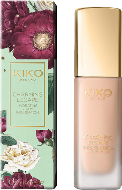 Podkład z serum nawilżającym Kiko Milano Charming Escape 02 Light Neutral 27 ml (8025272978286) - obraz 1