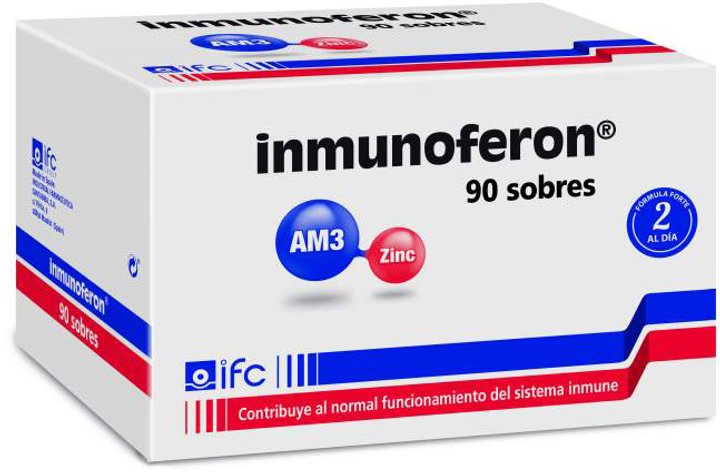 Дієтична добавка Cantabria labs Inmunoferon 90 капсул (8470001860736) - зображення 1