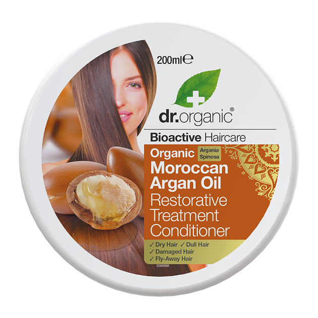 Odżywka do włosów Dr. Organic Moroccan Argan Oil Hair Treatment Conditioner 200 ml (5060176674783) - obraz 1