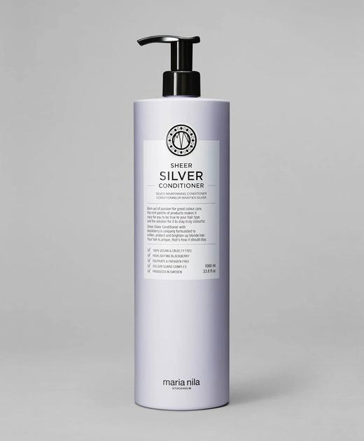 Balsam do włosów Maria Nila Sheer Silver Conditioner 1000 ml (7391681036444) - obraz 2