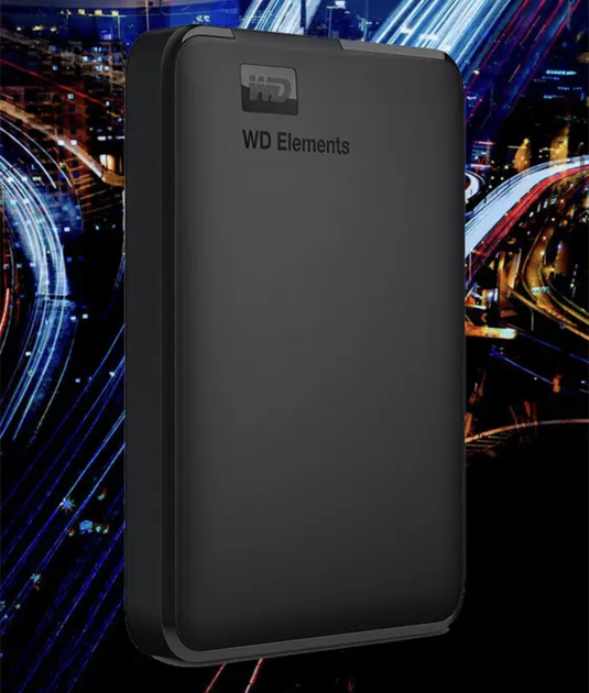 Зовнішній жорсткий диск Western Digital Elements 500Gb USB 3.0 Black ...
