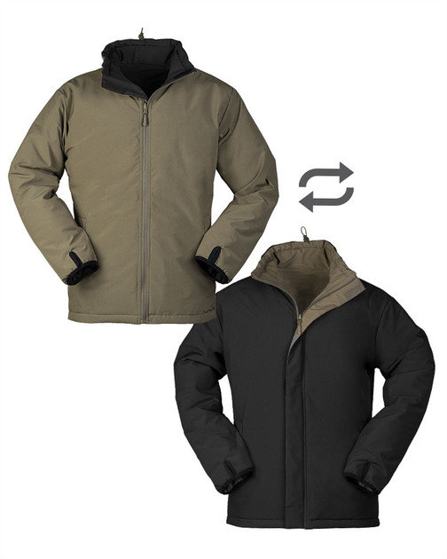 Куртка утеплююча двостороння Сold Weather Jacket Reversible Sturm Mil-Tec RANGER GREEN/BLACK S (10331502) - зображення 1