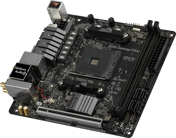 Płyta główna ASRock Fatal1ty B450 Gaming-ITX/ac (AM4, AMD B450, PCI-Ex16) - obraz 3